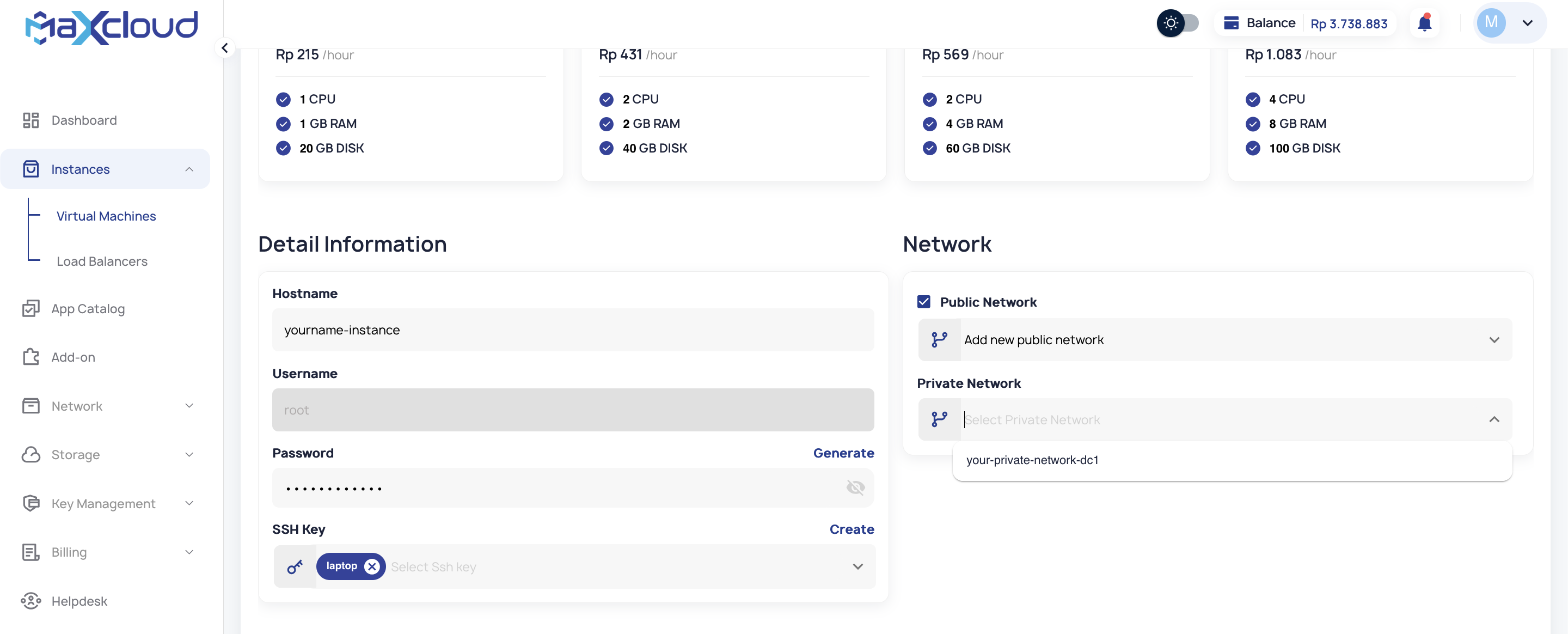 network-option-create