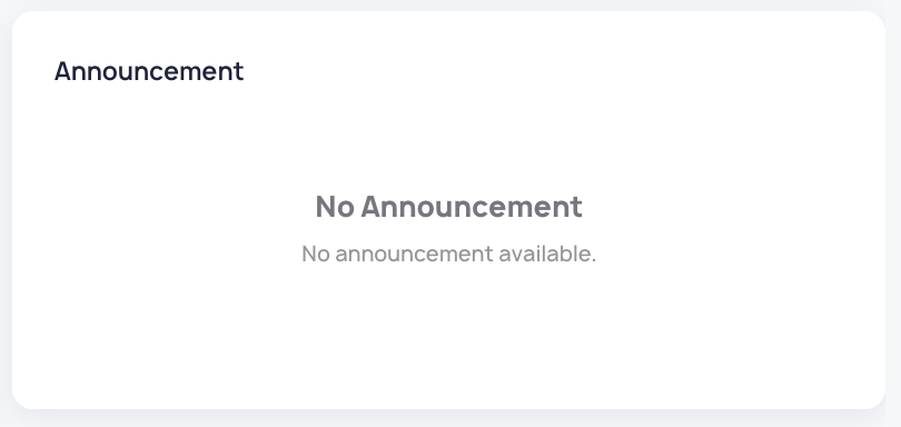 short-announcement